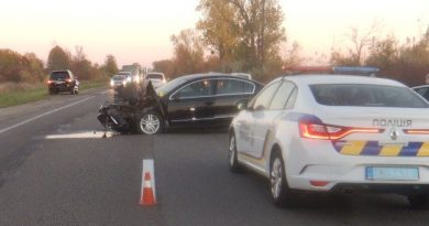 У Сопошині трапилась аварія за участі чотирьох автомобілів